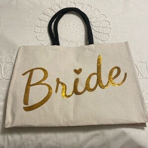 Bride beach bag